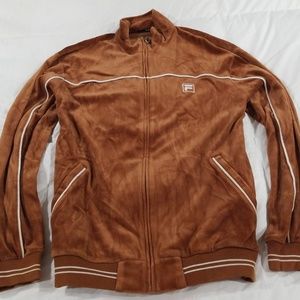 Fila velour track jacket